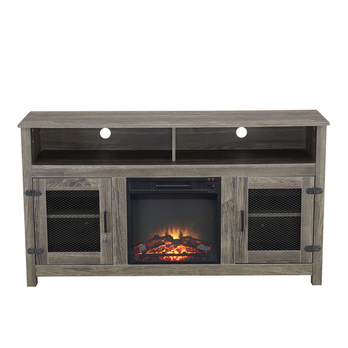 TV Stand With Electric Fireplace, Fit up to 65"  Flat Screen TV