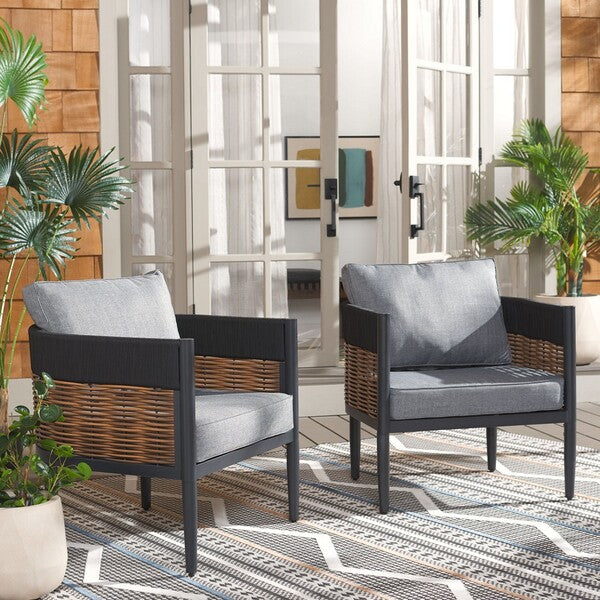 Harrison Chair Set Of 2/Black/Grey