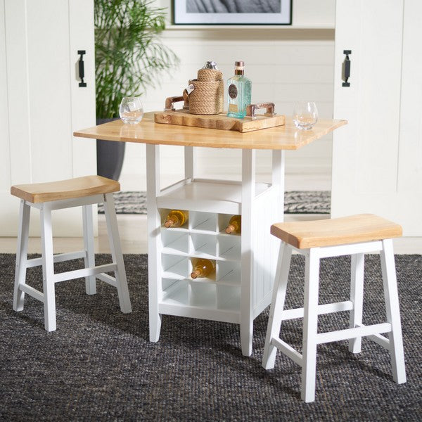 Casey 3 Pc Set Drop Leaf Pub Table