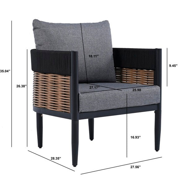 Harrison Chair Set Of 2/Black/Grey