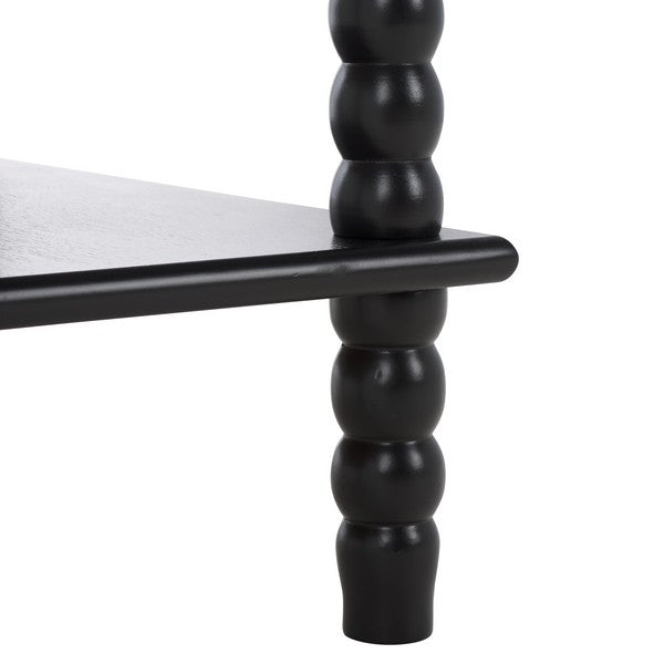 Dilyn 4 Tier Shelving Unit/ Matte Black