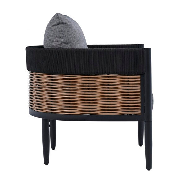 Harrison Chair Set Of 2/Black/Grey