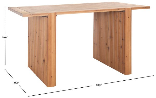 Amell Dining Table/Brown