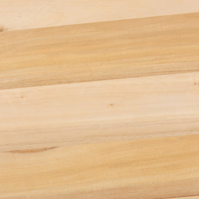 Caribic Modern Slatted Acacia Wood Coffee Table