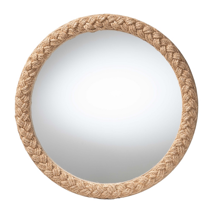 Shara Coastal Braided Rope Accent Mirror