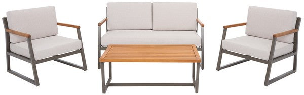 Randolph 4 Pc Living Set/Grey Light Grey