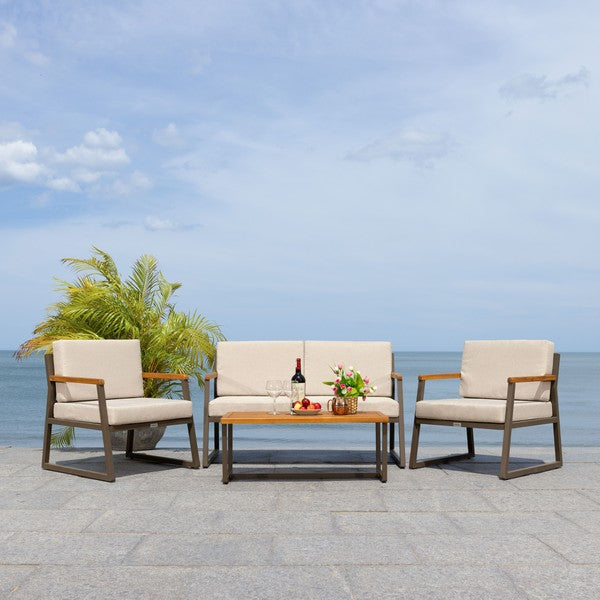 Randolph 4 Pc Living Set/Grey Light Grey