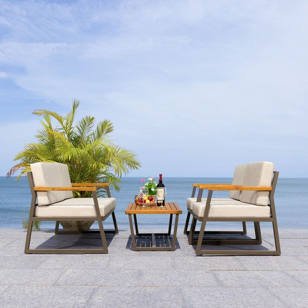Randolph 4 Pc Living Set/Grey Light Grey