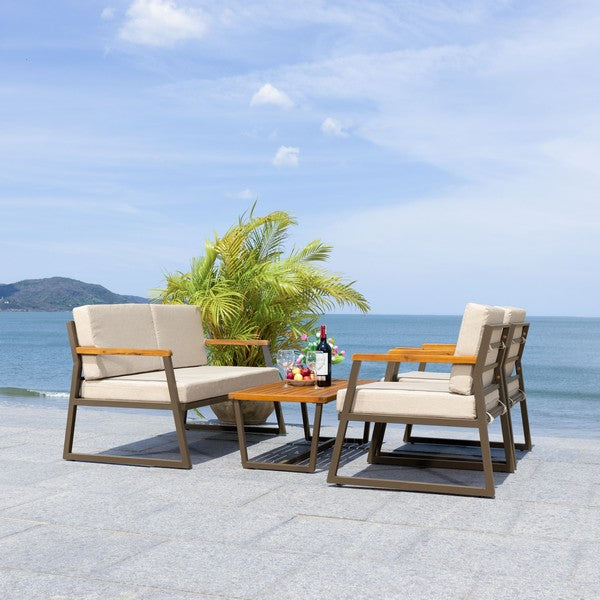 Randolph 4 Pc Living Set/Grey Light Grey