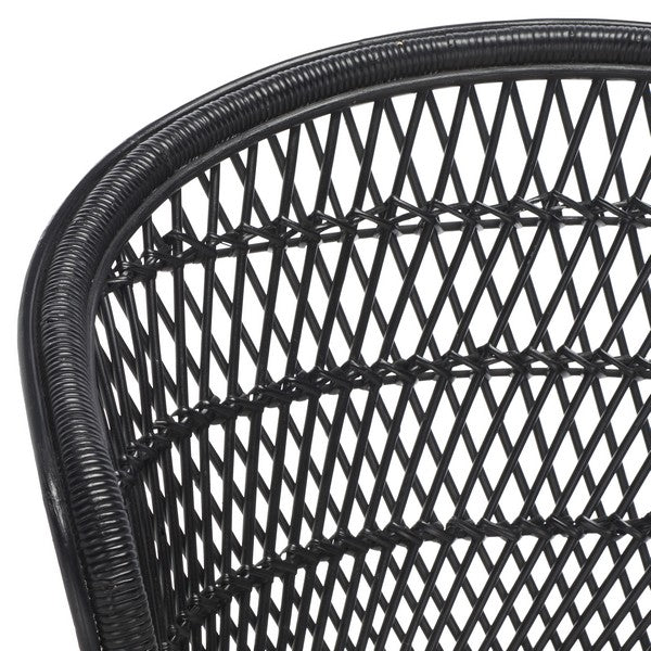 Iola Swivel Accent Chair W/ Cushion Black