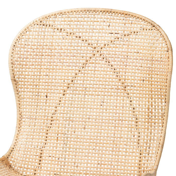 Sabelle Japandi Rattan 2 Piece Dining Chair