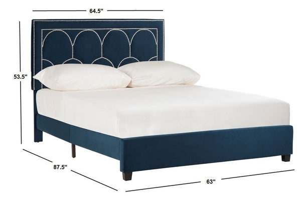 Solania Bed Queen/Navy