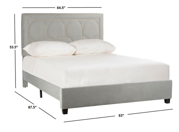 Solania Bed Queen/Grey