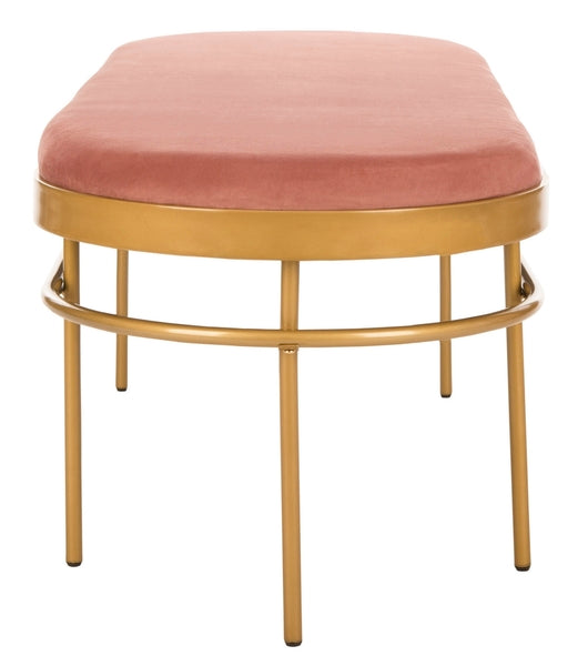 Sylva Oval Bench/Dusty Rose Gold