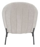 Brax Petite Slipper Chair/Light Grey