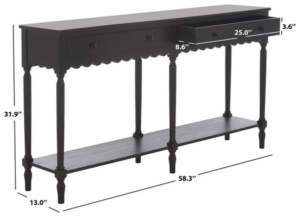 Haven 2 Drawer Large Console