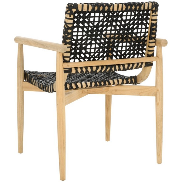 Sianna Accent Chair/Natural Black