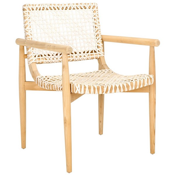 Sianna Accent Chair/Natural White