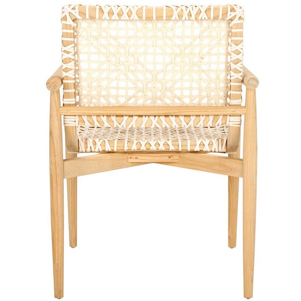 Sianna Accent Chair/Natural White