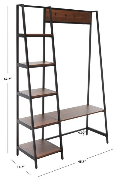 Akasha Etagere/Walnut Black