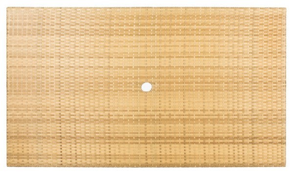 Akita Folding Table/Natural/White