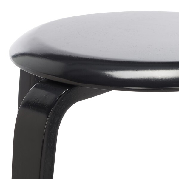Luella Stackable Stool/Black