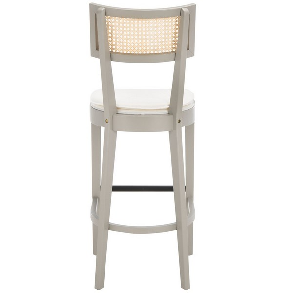 Galway Cane Bar Stool/Grey Natural