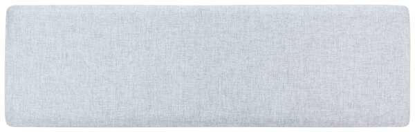 Cricket Open Shelf Bench W/Cushion/Grey Linen