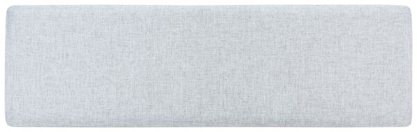 Cricket Open Shelf Bench W/ Cushion/Grey Linen