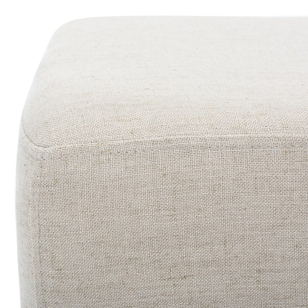 Elise Rectangular Bench/Light Grey