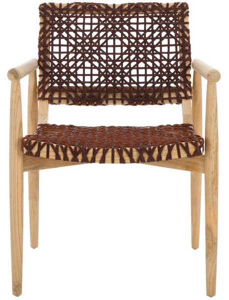 Sianna Accent Chair/Natural Cognac