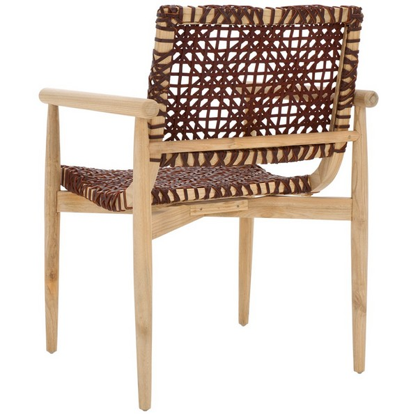 Sianna Accent Chair/Natural Cognac