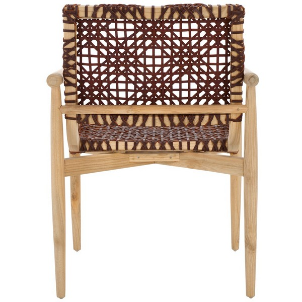 Sianna Accent Chair/Natural Cognac