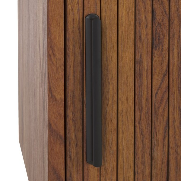 Javante Tambour Door Media Stand/Walnut