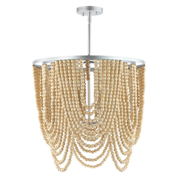 BRESSI CHANDELIER/SILVER NATURAL