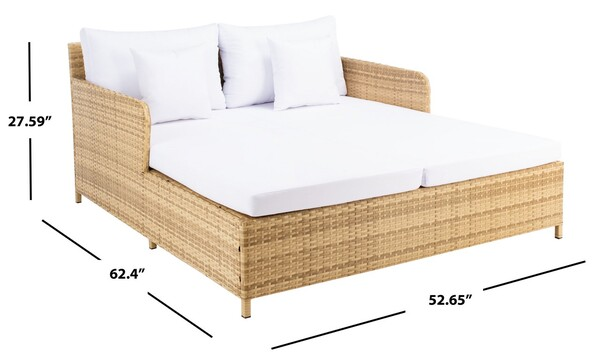 Cadeo Daybed/Natural White