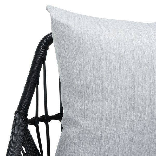 Londyn 3 Pc Lounge Set/Black Grey