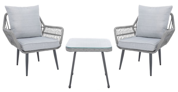 Londyn 3 Pc Lounge Set/Grey