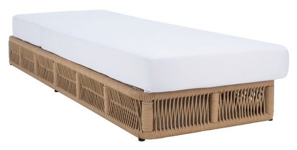 Gillian Sunlounger/Tan White