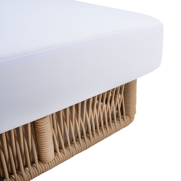 Gillian Sunlounger/Tan White