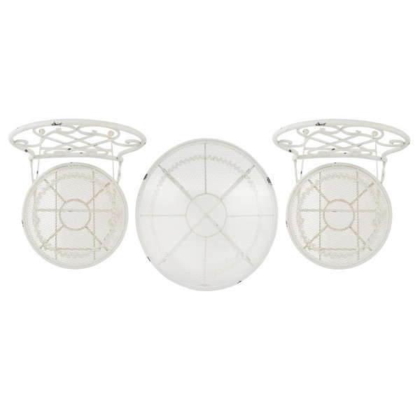 Adriel 3pc Bistro Set/White