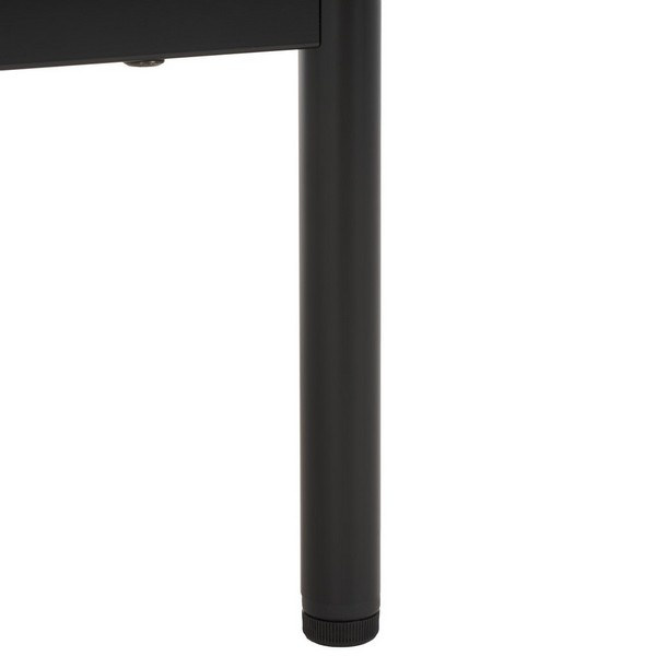 Axelle 2 Drawer Nightstand/Black Gold