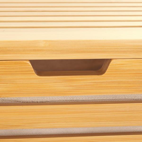 Lahiri 2 Compartment Laundry Basket