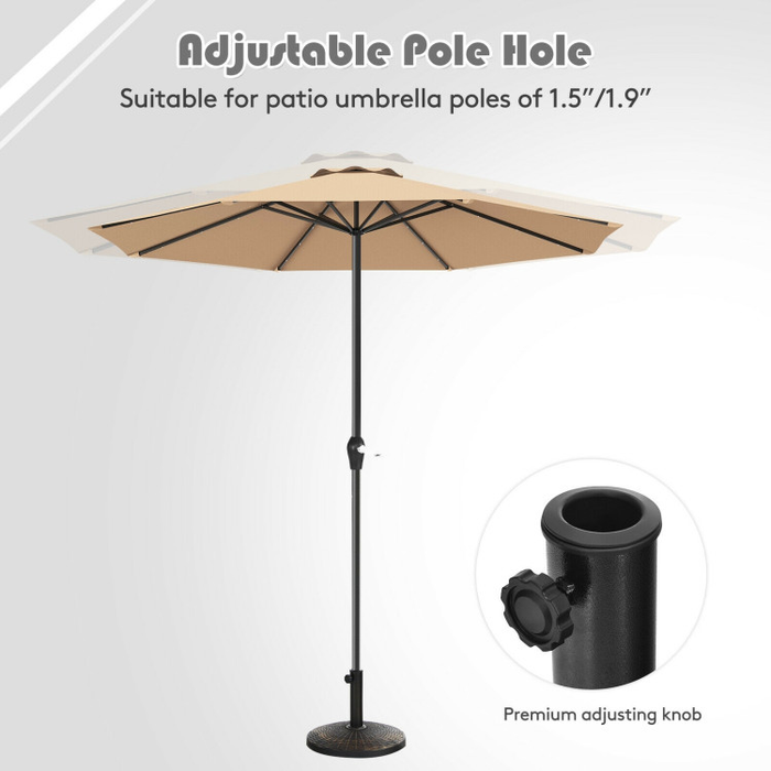 27 lbs Patio Umbrella Base Stand For Outdoor Use