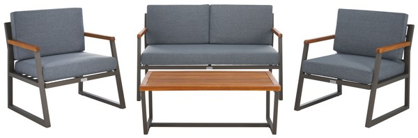 Randolph 4 Pc Living Set/Grey