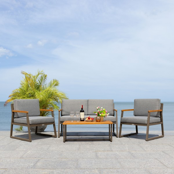Randolph 4 Pc Living Set/Grey