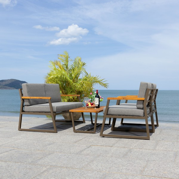 Randolph 4 Pc Living Set/Grey