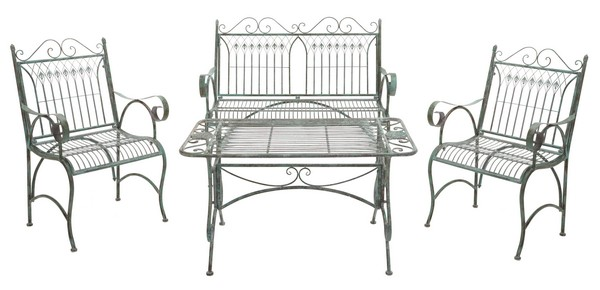 Leah 4 Piece Set/Antique Green