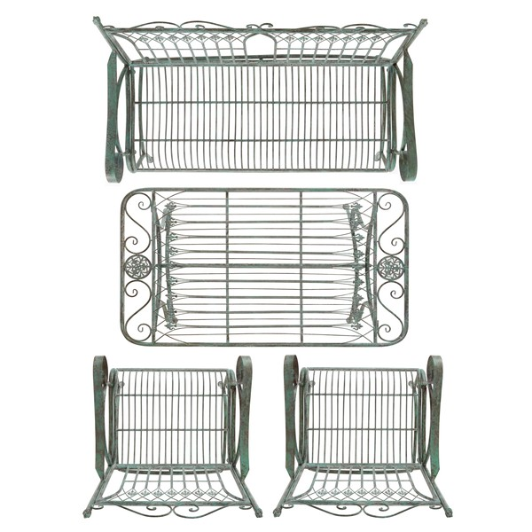 Leah 4 Piece Set/Antique Green