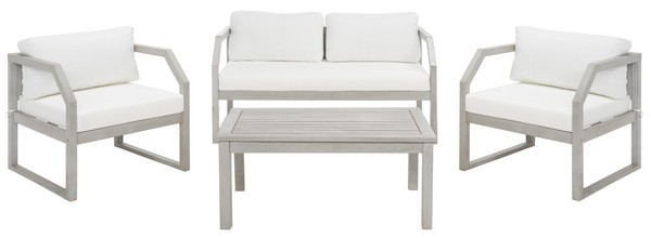 Dren 4 Pc Living Set/Grey Beige